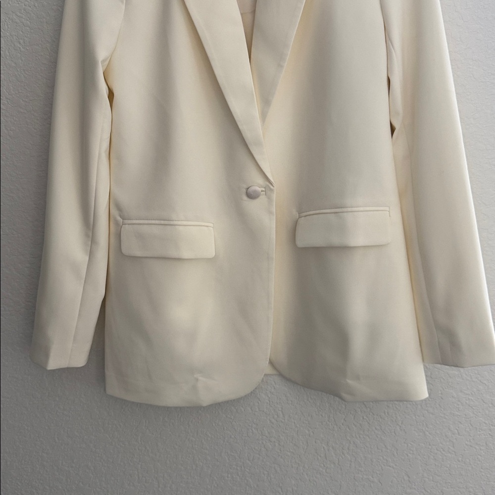 Camila Coelho "Arielle" Ivory Blazer Size XXS - Picture 4 of 13